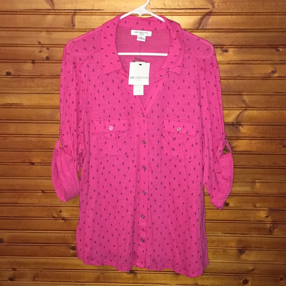 Liz Claiborne 3/4 Sleeve Blouse